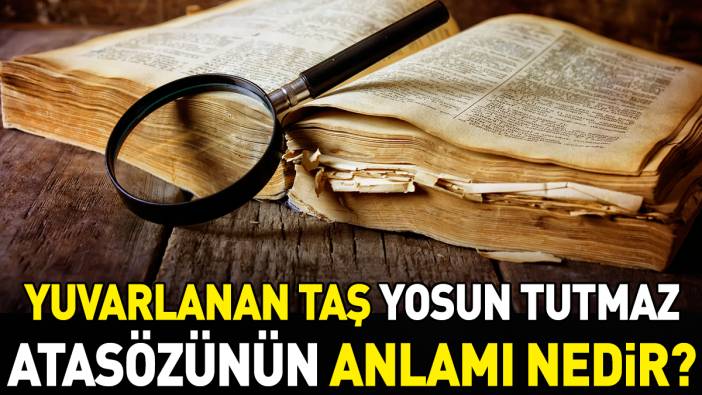 Yuvarlanan taş yosun tutmaz atasözünün anlamı nedir?