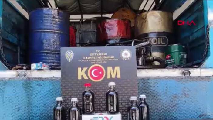 Siirt’te bin 660 litre kaçak akaryakıta 2 gözaltı