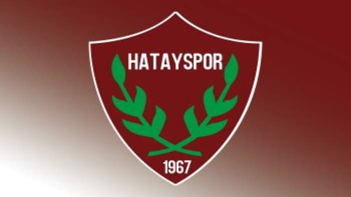 Hatayspor'dan flaş açıklama