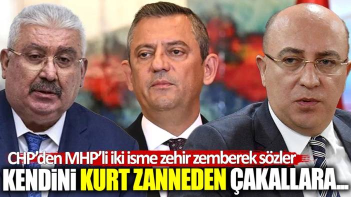 CHP’den Semih Yalçın ve İzzet Ulvi Yönter’e sert sözler: Kendini kurt zanneden çakallara…