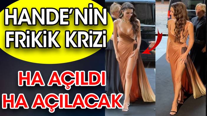 Hande Erçel’in frikik krizi. Ha açıldı ha açılacak