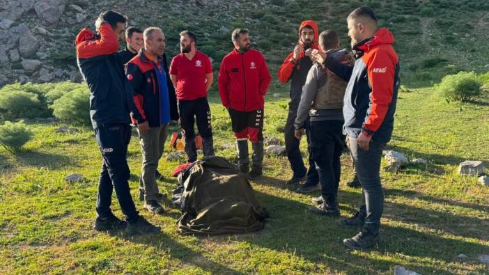 Attan düşen kadın helikopterle hastaneye kaldırıldı