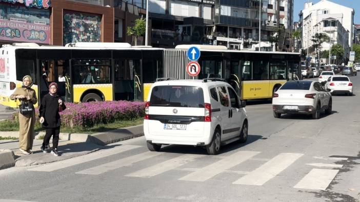 Arnavutköy’de Arefe günü İETT otobüsü arızası trafiği felç etti