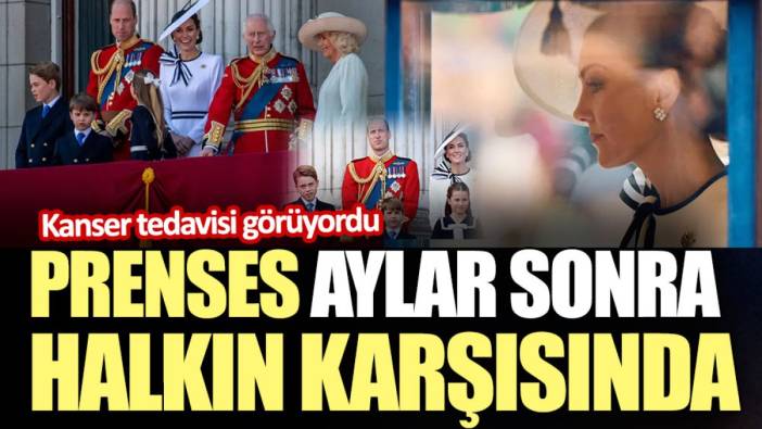 Prenses Kate aylar sonra halkın karşısına çıktı