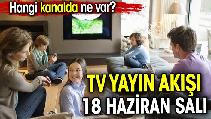 TV Yayın akışı 18 Haziran 2024. Hangi kanalda ne var?