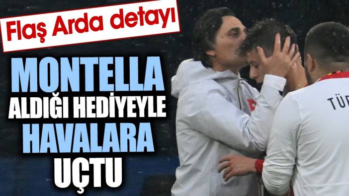 Vincenzo Montella aldığı hediyeyle mest oldu. Flaş Arda Güler detayı