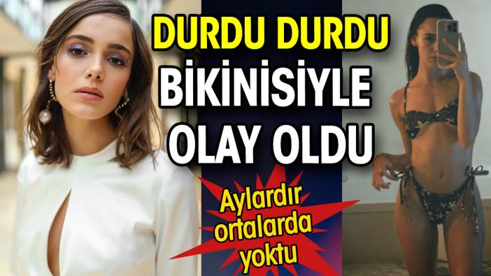 Hafsanur durdu durdu bikinisiyle olay oldu