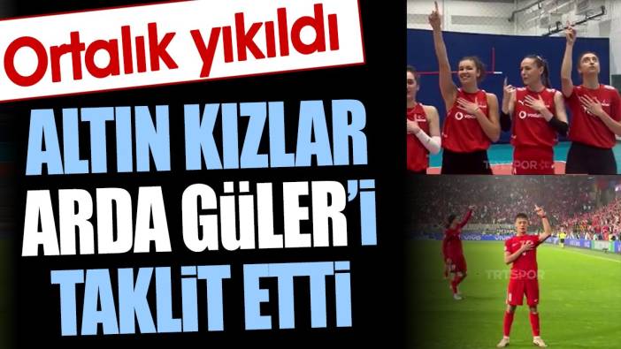 Altın Kızlar Arda Güler'i taklit etti. Ortalık yıkıldı