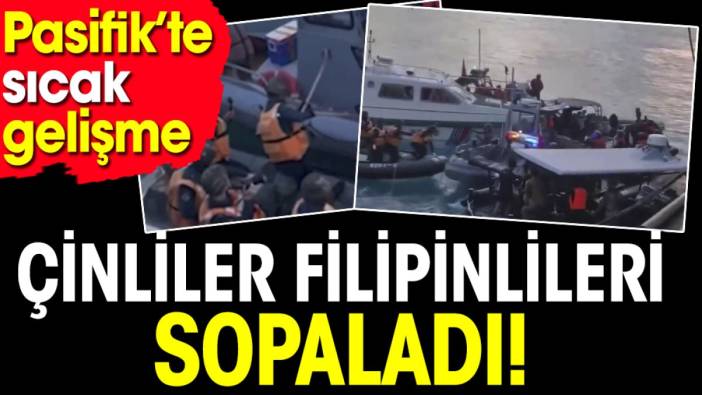 Çinliler Filipinlileri sopaladı. Pasifik'te sıcak gelişme