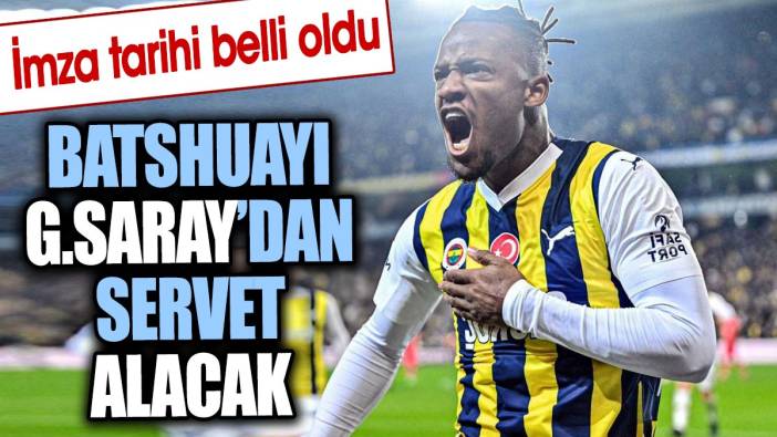 Batshuayi Galatasaray'dan servet alacak. İmza tarihi belli oldu