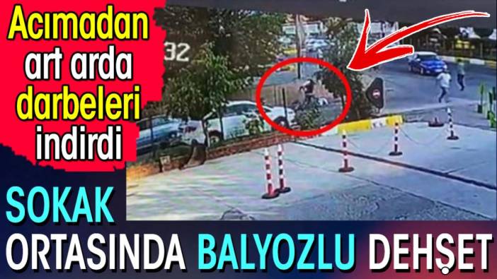 Sokak ortasında balyozla cinayet. Acımadan art arda darbeleri indirdi