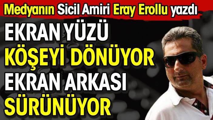 Ekran yüzü köşeyi dönüyor ekran arkası sürünüyor