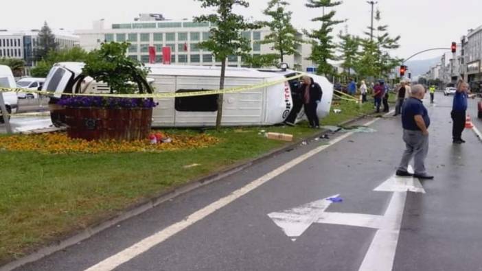 Ordu’da kaza. 1 ölü 4 yaralı