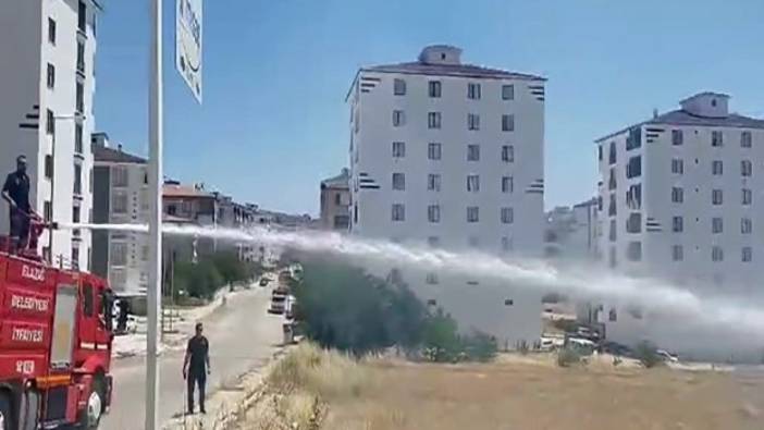 Elazığ’daki ot yangını söndürüldü