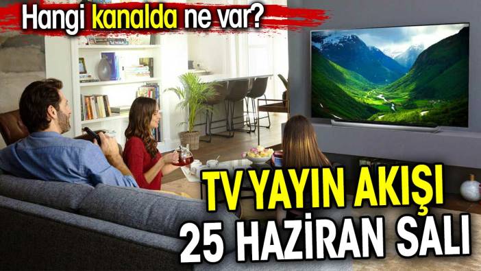 TV Yayın akışı 25 Haziran Salı. Hangi kanalda ne var?