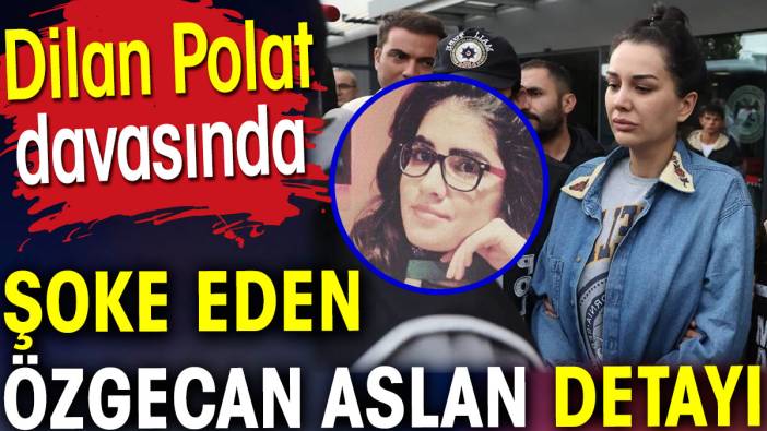 Dilan Polat davasında şoke eden Özgecan Aslan detayı