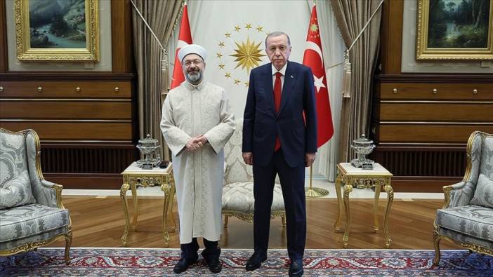 Erdoğan Diyanet İşleri Başkanı Erbaş'ı kabul etti