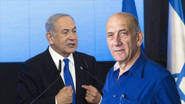 Eski İsrail Başbakanı Olmert: "Netanyahu İsrail'i yok etmek istiyor. Onu kovma zamanı geldi"