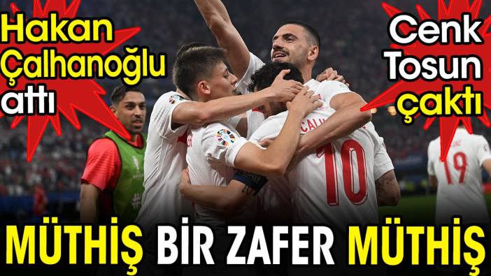 Hakan Çalhanoğlu attı Cenk Tosun çaktı. Müthiş bir zafer bu müthiş