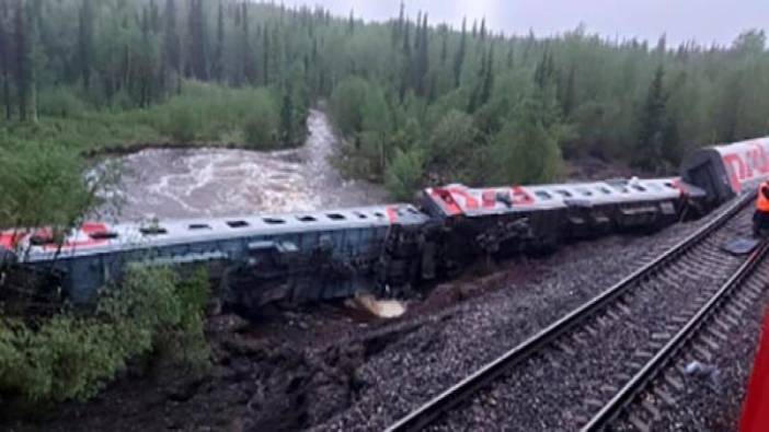 Rusya'da tren kazası: 3 ölü