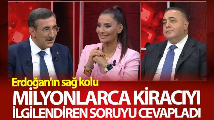 Erdoğan’ın sağ kolu milyonlarca kiracıyı ilgilendiren soruyu cevapladı