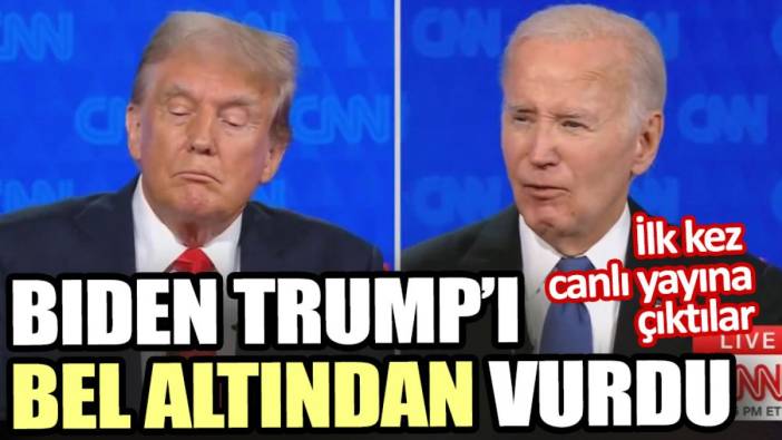 Bıden Trump’ı bel altından vurdu