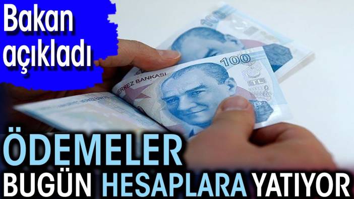 Ödemeler bugün hesaplara yatıyor. Bakan açıkladı (28 Haziran 2024)