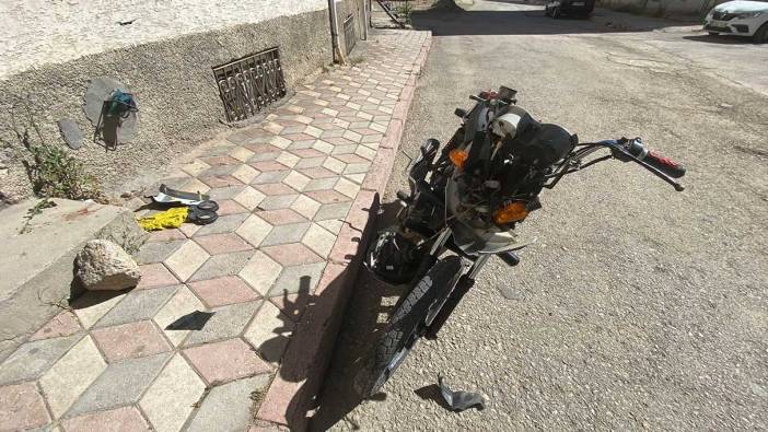 Elazığ’da motosiklet kazası: 1 yaralı