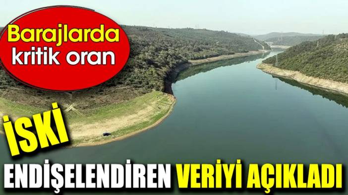 İSKİ endişelendiren veriyi açıkladı. Barajlarda kritik oran