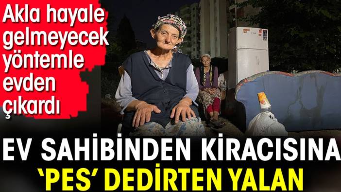 Ev sahibi ‘Size ev tuttum’ yalanıyla sokağa attı. Geceyi sokakta tek koltukta geçirdiler