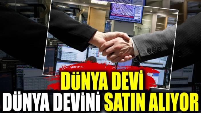 Dünya devi dünya devini satın alıyor