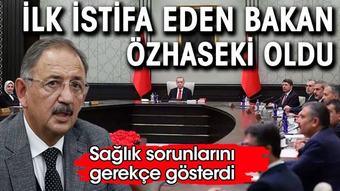 İlk bakan istifası geldi. Sağlık sorunlarını gerekçe gösterdi