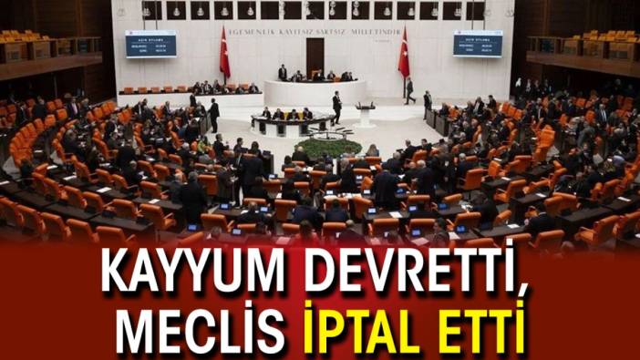 Kayyum devretti, Meclis iptal etti