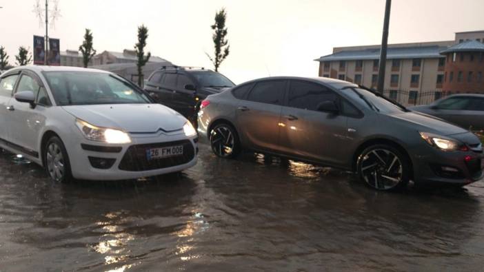 Erzurum’da sağanak sele neden oldu alt geçitler suyla doldu