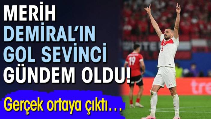 Merih Demiral’ın gol sevinci gündem oldu! Gerçek ortaya çıktı…