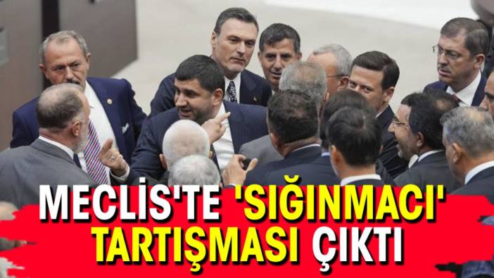 Meclis'te 'sığınmacı' tartışması çıktı