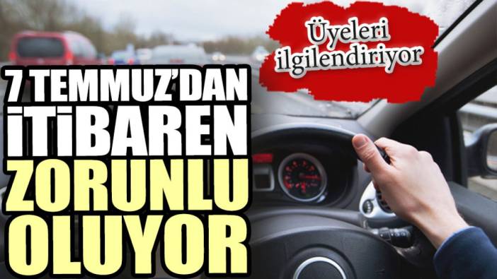 7 Temmuz’dan itibaren üye ülkelerde zorunlu oluyor