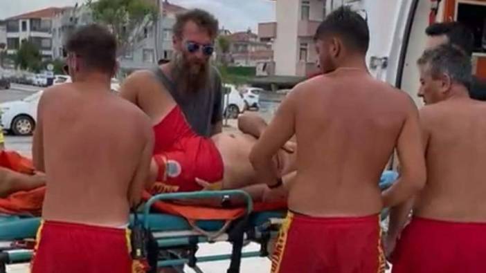 Kurtarmaya giren cankurtaranların kullandığı jet ski takla attı: 2 yaralı