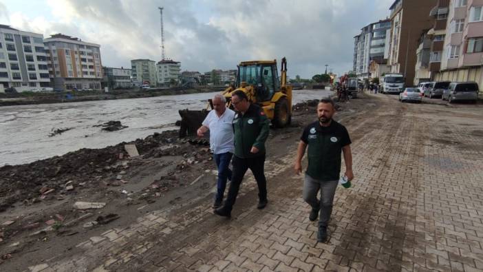 Terme Çayı’nın debisi 805 m3 saniyeyi gördü