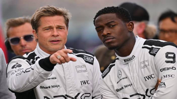 Brad Pitt Formula 1'i birbirine kattı