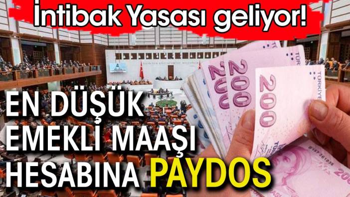 En düşük emekli maaşı hesabına paydos. Emekliye intibak yasası geliyor