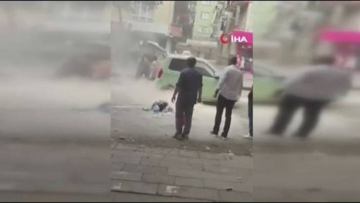 Ankara'da elektrikli araç alev alev yandı