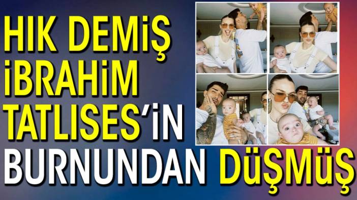 Hık demiş İbrahim Tatlıses'in burnundan düşmüş