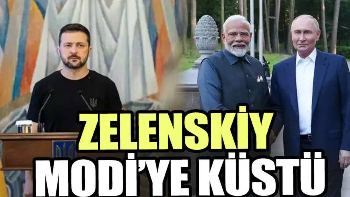 Zelenskiy Modi’ye küstü