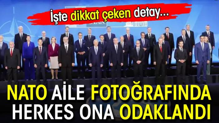 NATO aile fotoğrafında herkes ona odaklandı: İşte dikkat çeken detay...