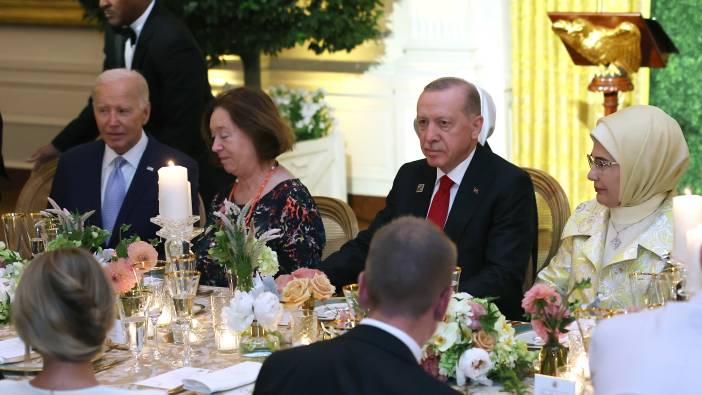 Erdoğan, Biden tarafından verilen akşam yemeğine katıldı