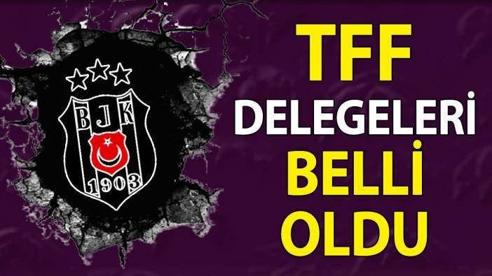 Beşiktaş'ın TFF delegeleri belli oldu