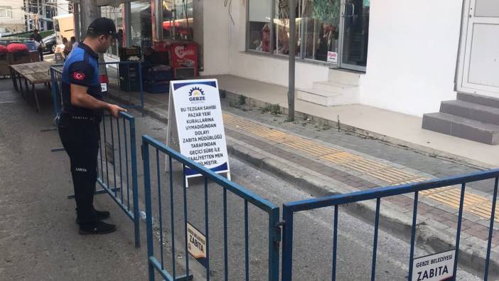 Pazarcı esnafının tezgahı geçici olarak kapatılıyor