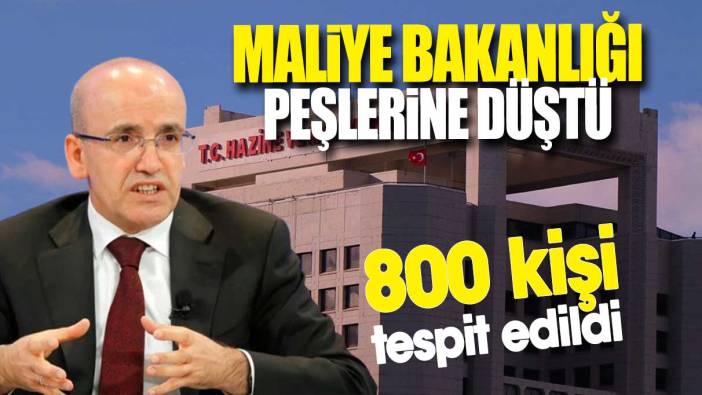 Maliye Bakanlığı peşlerine düştü. 800 kişi tespit edildi