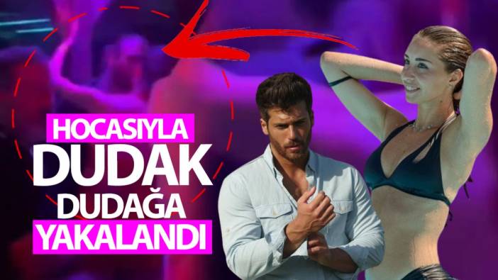 Can Yaman hocasıyla dudak dudağa yakalandı